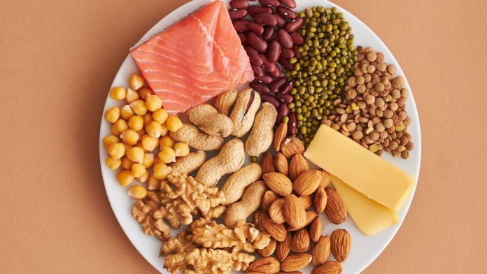Healthy high-protein food
