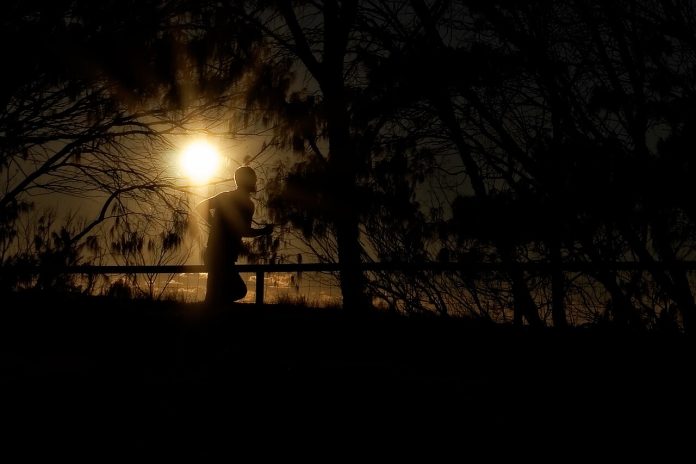 man running outdoors