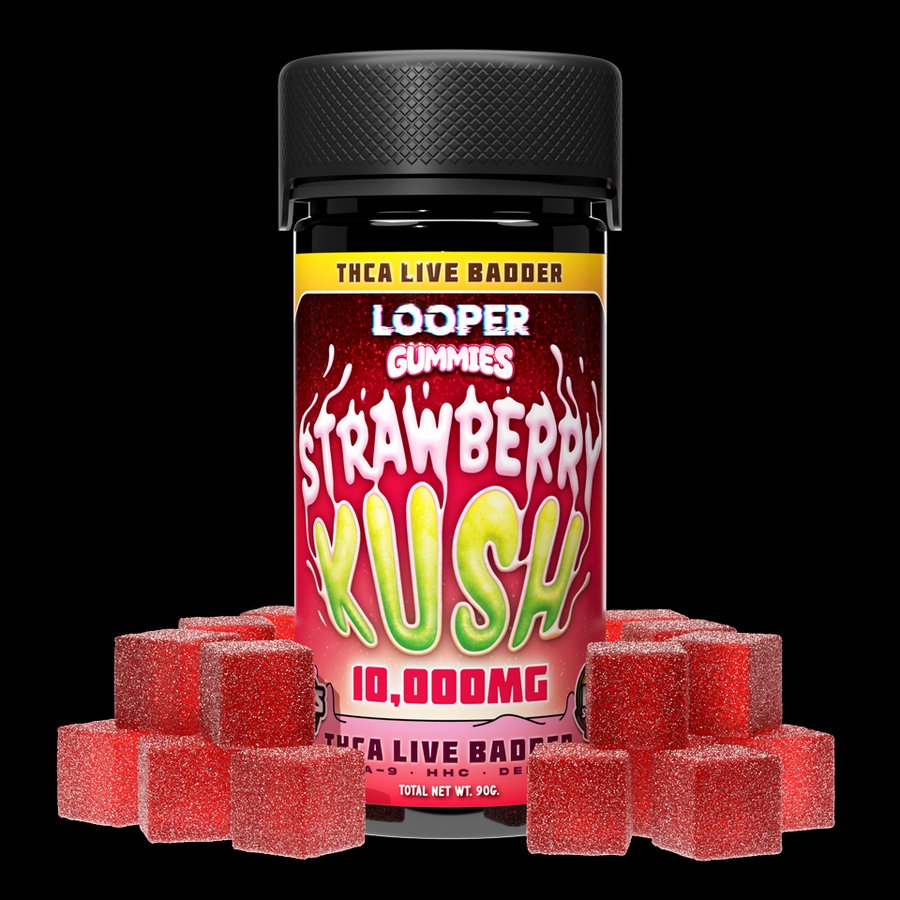 Live Badder Gummies — Strawberry Kush